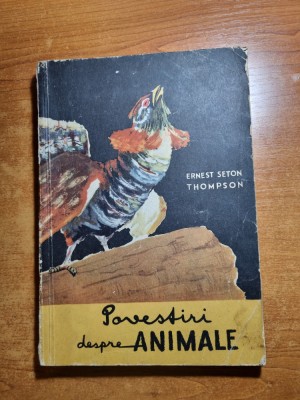 carte pentru copii - povestiri despre animale - din anul 1956 foto