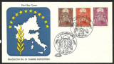 1957 FDC LUXEMBOURG / EUROPA--1957 --PERFECTA, Stampilat