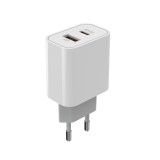 ColorWay - Wall Charger (CW-CHS037PD-WT) - Type-C PD3.0 PPS, USB QC3.0, Huawei FCP, Samsung AFC, Xiaomi Turbo, 30W - White