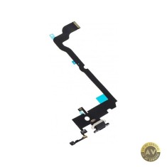Banda cu Conector Incarcare - Microfon Apple iPhone XS Max Negru