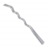 Gossi spirale pentru suport plante, 50 buc, 110 cm, otel galvanizat