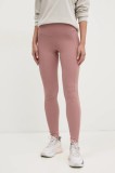 adidas colanti ALL SZN RIB femei, culoarea roz, neted, JJ1246