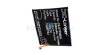 Baterie de telefon mobil VHBW Alcatel TLp027AJ - 2800mAh, 3.85V, Li-polymer