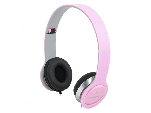 Căști cu Microfon Roz Jack 3,5mm 1,2m