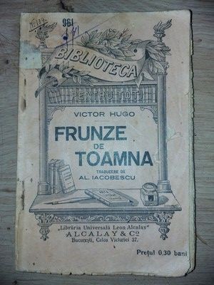 Frunze de toamna- Victor Gugo foto