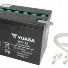 Baterie Acid/Starting YUASA 12V 29,5Ah 240A L+ Maintenance 206x133x165mm Dry charged without acid required quantity of electrolyte 2,2l YHD-12 fits: H