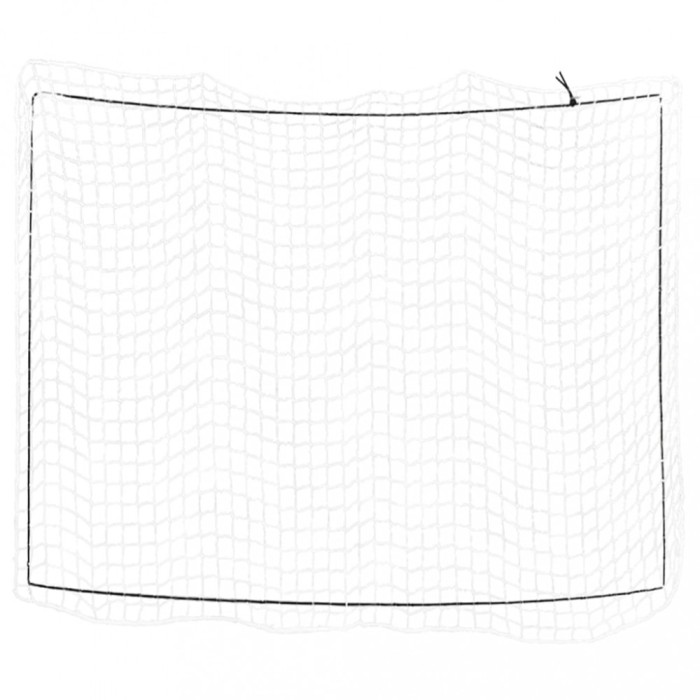 vidaXL Plasă de remorcă cu funie elastică, alb, 3x2,5 m, PP