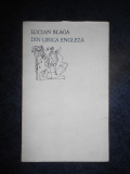 LUCIAN BLAGA - DIN LIRICA ENGLEZA (1970, Colectia Orfeu)