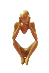Statueta, Ganditor, 23 cm, XZ119