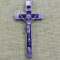 Vechi pandativ crucifix argintat, inceput de secol 20