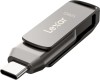 Lexar JumpDrive Dual Drive D400 Type-C/Type-C &amp; Type-A, up to 130MB/s read (USB 3.1) 128GB