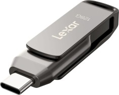 Lexar JumpDrive Dual Drive D400 Type-C/Type-C &amp; Type-A, up to 130MB/s read (USB 3.1) 128GB