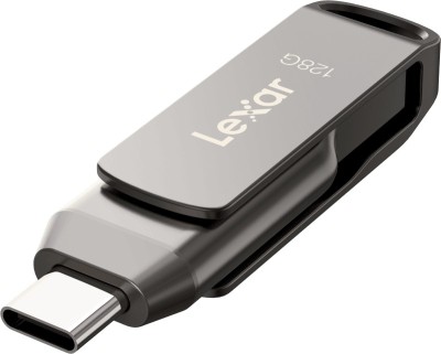Lexar JumpDrive Dual Drive D400 Type-C/Type-C &amp;amp; Type-A, up to 130MB/s read (USB 3.1) 128GB foto