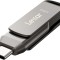 Lexar JumpDrive Dual Drive D400 Type-C/Type-C &amp; Type-A, up to 130MB/s read (USB 3.1) 128GB