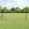 vidaXL Gard Euro cu 13 st&acirc;lpi, 0.4 x 25m din oțel galbenat.