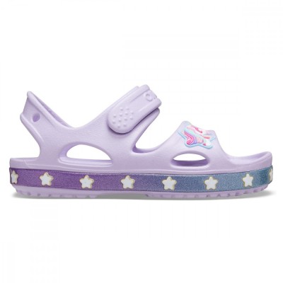 Sandale Crocs Fun Lab Unicorn Charm Sandal Mov - Lavender foto