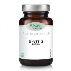 Puterea Naturii Gama Platinum D-Vit3 2000 UI 60 comprimate