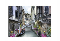 Tablou Canvas Watercolor Venice II, 60x80 cm foto