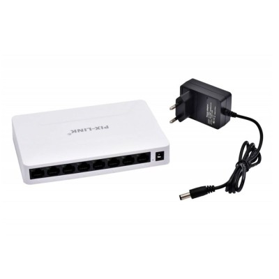 Switch Gigabit 8 Porturi, 10/100/1000Mbps, Pix-Link GS08, 196956 foto