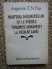 AUGUSTIN Z. N. POP - MARTURIA DOCUMENTELOR DE LA VECHILE TIPARNITE ROMANESTI ..