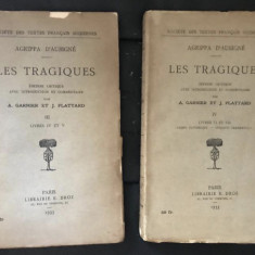 Les tragiques vol. 3-4 / Agrippa d'Aubigné ed. critica