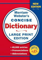 Merriam-Webster Concise Dictionary, Paperback/Merriam-Webster foto