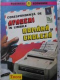 CORESPONDENTA DE AFACERI IN LIMBILE ROMANA SI ENGLEZA-ADRANA CHIRICESCU, LAURA MURESAN, VIRGINIA BARGHIEL, -255096