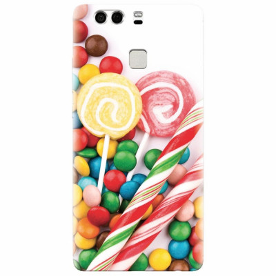 Husa silicon pentru Huawei P9 Plus, Sweet Colorful Candy foto