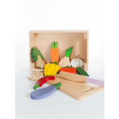 Jucarie handmade Marc Toys - Ladita cu fructe si legume