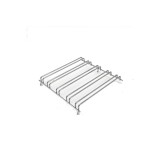 Suport grătar WHIRLPOOL pentru plită INDESIT C00385312 481010828289 Original