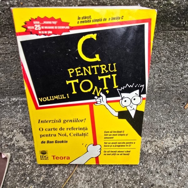C PENTRU TONTI - DAN GOOKIN VOL.1