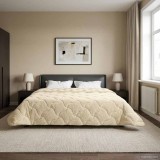 vidaXL Duvet complet pe tot parcursul anului Patos Crem 200 x 240 cm 42026293