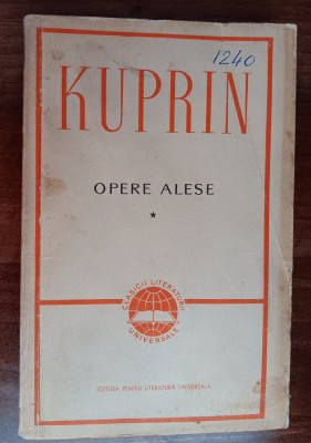 myh 711s - Kuprin - Opere alese - 2 Volume - ed 1964 foto