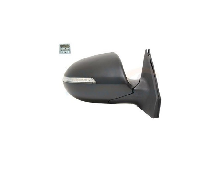 Oglinda usa exterioara KIA SPORTAGE (SL), 06.2010-12.2015, partea dreapta, View Max, reglare electrica; grunduit; cu incalzire; sticla convexa; sticl