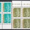 Spania 1994 - Regele Juan Carlos I - Noi valori, 2 Serii in Blocuri de 4, MNH