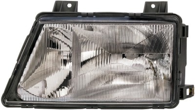 Far Mercedes Sprinter 208-414 01.1995-03.2000 DEPO partea Dreapta, tip bec H1+H1+H1, reglare pneumatica, cu far ceata foto
