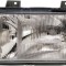 Far Mercedes Sprinter 208-414 01.1995-03.2000 DEPO partea Dreapta, tip bec H1+H1+H1, reglare pneumatica, cu far ceata