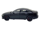 Macheta metal Audi A6L negru cu sunet, lumini, deschide usi 1:24