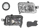 Far Fiat Panda (169), 09.2003-12.2012, fata, Dreapta, mufa cu 14 pini; H4+PY21W+W5W; electric, BestAutoVest