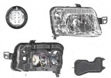 Far Fiat Panda (169), 09.2003-12.2012, fata, Dreapta, mufa cu 14 pini; H4+PY21W+W5W; electric, BestAutoVest, Rapid