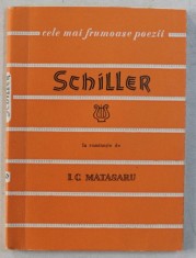 SCHILLER - POEZII , COLECTIA &amp;#039; CELE MAI FRUMOASE POEZII &amp;#039; , 1958 foto