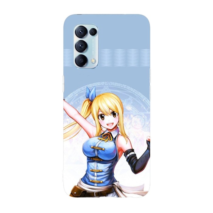 Husa compatibila cu Oppo A76, Viceversa, model Lucy Fairy Tail, Silicon, TPU