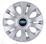 Cumpara ieftin Set 4 capace roti Top Gray pentru gama Ford, R17