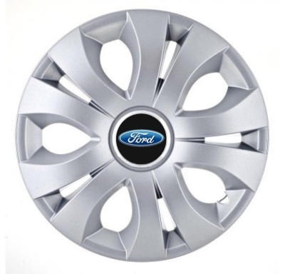 Set 4 capace roti Top Gray pentru gama Ford, R17 foto