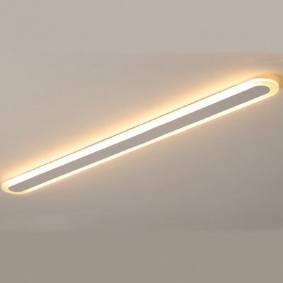 Aplica LED liniara, design modern, 80 cm, alb , rece si neutra, buz foto