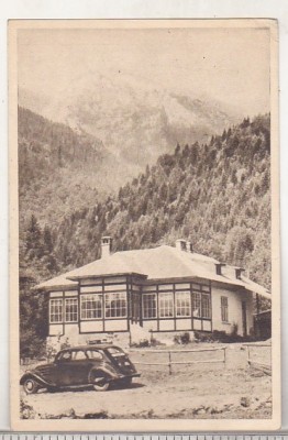 bnk cp Busteni - Cabana din Valea Cerbului - uzata 1956 - Libraria noastra foto