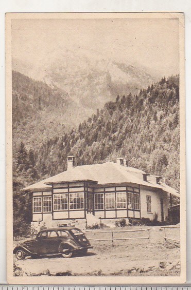 bnk cp Busteni - Cabana din Valea Cerbului - uzata 1956 - Libraria noastra