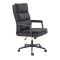 Scaun directorial HM Adriano 2, piele ecologica, inaltime reglabila, mecanism de balansare, 100 kg, negru