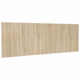 Tablie de pat,perete,stejar Sonoma,240x1,5x80 cm,lemn prelucrat, DKD Home Decor