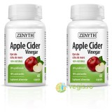 Pachet Apple Cider Vinegar (Otet din Cidru de Mere) 60cps+60cps